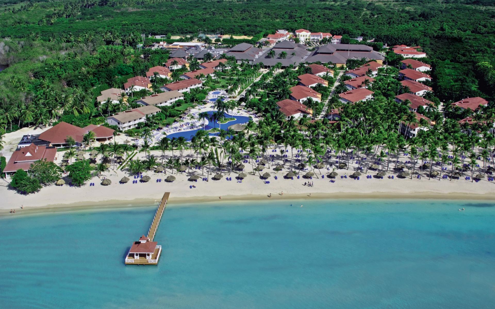Bahia Principe Grand La Romana all-inclusive resort with beachfront pools and tropical grounds in the Dominican Republic.