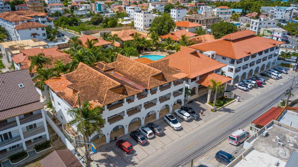 Residencial Paraiso Bayahibe apartments with simple accommodations and local neighborhood setting in Bayahibe, Dominican Republic.
